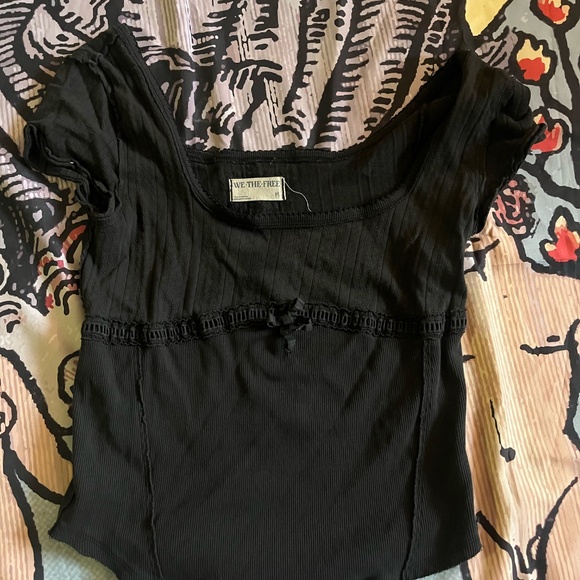 FREE PEOPLE LOVE LETTER TEE MEDIUM - Picture 3 of 6